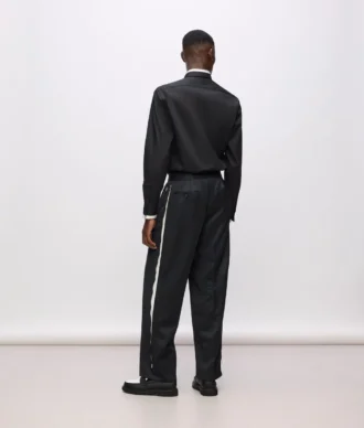 KL Studio broek met contrasterende biezen