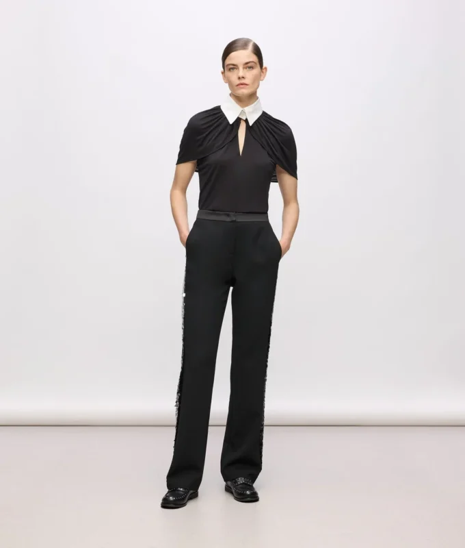 KL Studio broek met pailletten