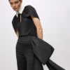 KL Studio broek met strikdetail