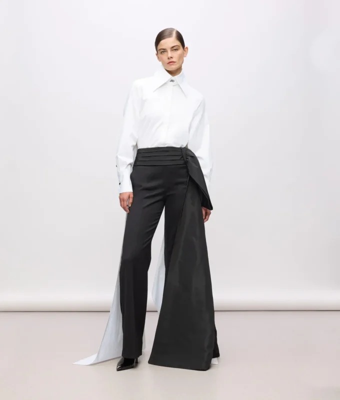 KL Studio broek met strikdetail