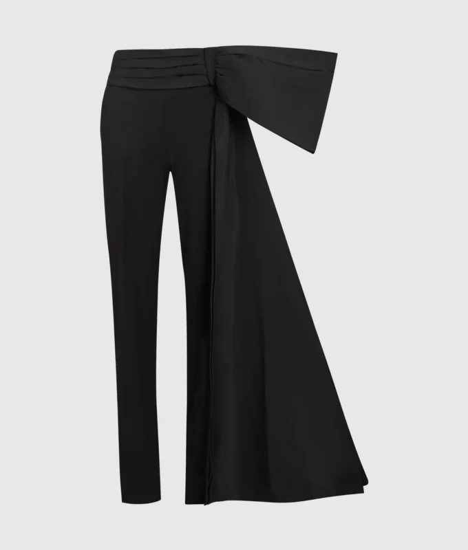 KL Studio broek met strikdetail