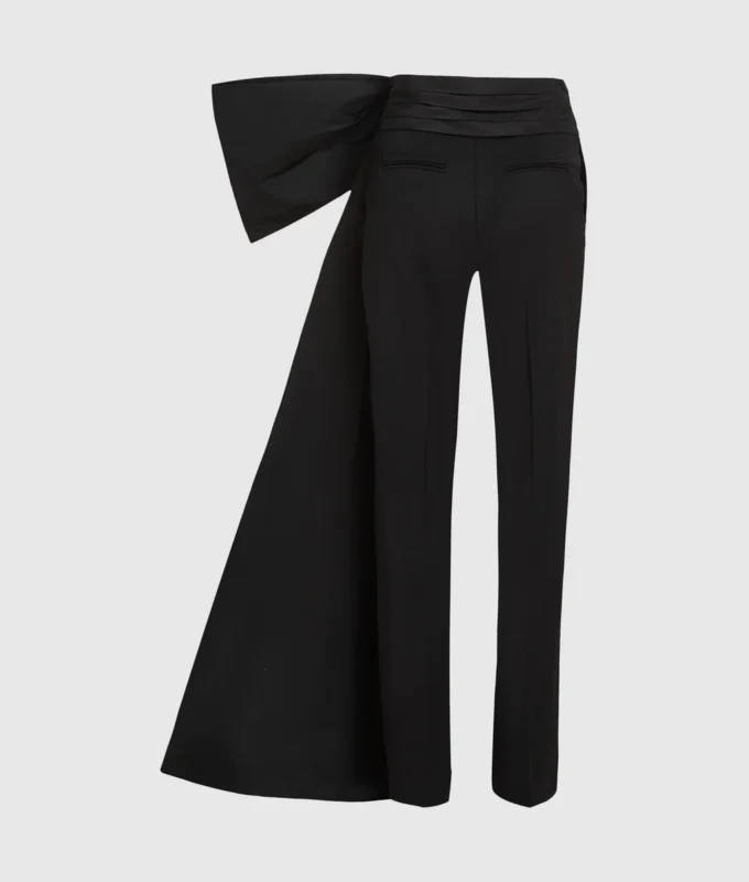 KL Studio broek met strikdetail