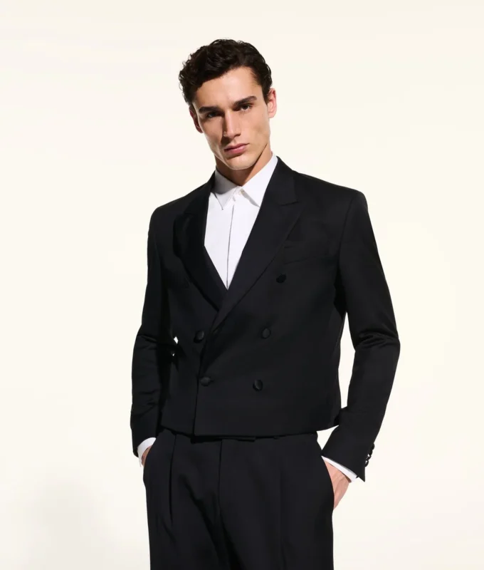KL STUDIO DOUBLE-BREASTED BLAZER