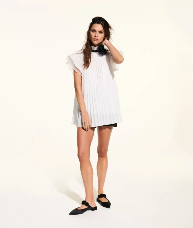 KL STUDIO GEPLOOIDE BLOUSE
