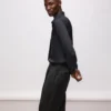 KL Studio satijnen broek met details