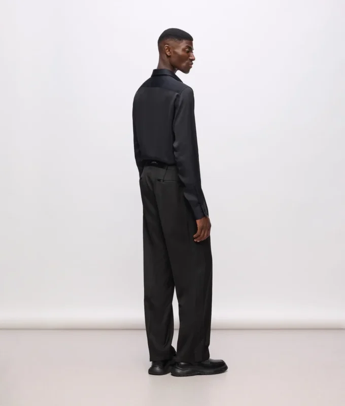 KL Studio satijnen broek met details