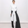 KL Studio shirt met strikdetail