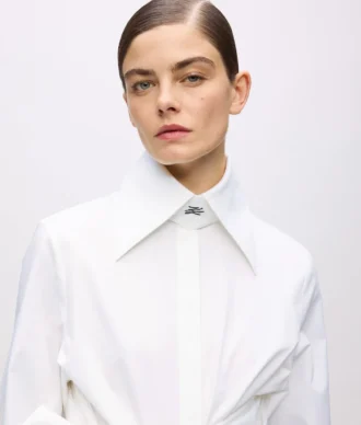 KL Studio shirt met strikdetail