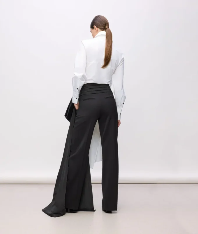 KL Studio shirt met strikdetail