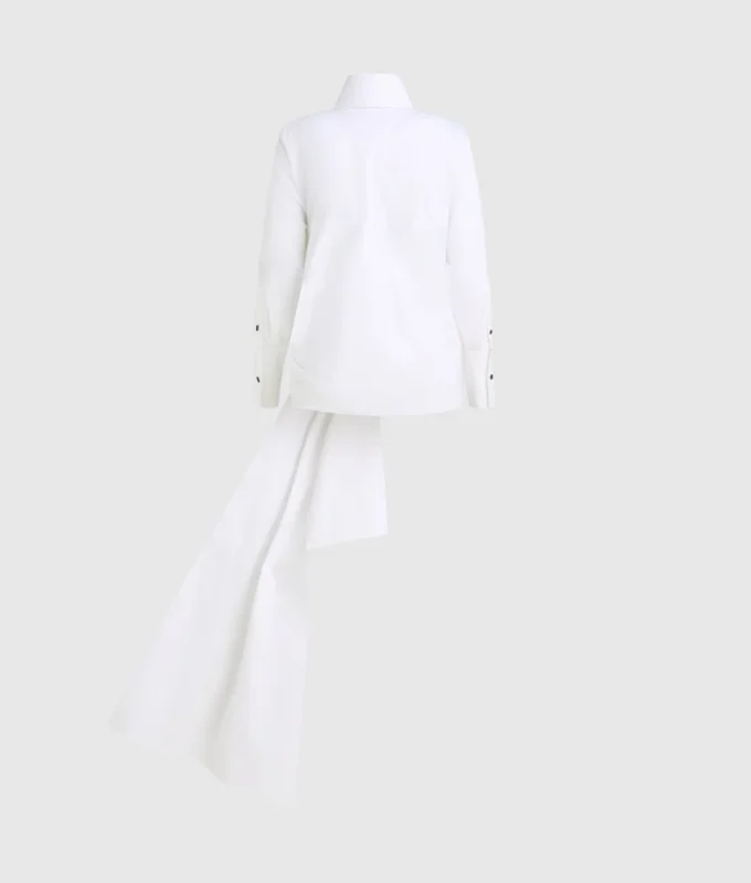 KL Studio shirt met strikdetail