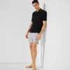 KL X BORSALINO GEBREID POLOSHIRT