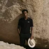 KL X BORSALINO GEBREID POLOSHIRT