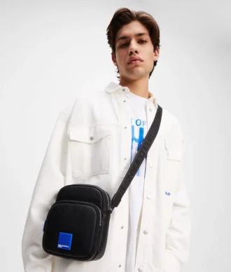 KLJ BOX LOGO CROSSBODY TAS