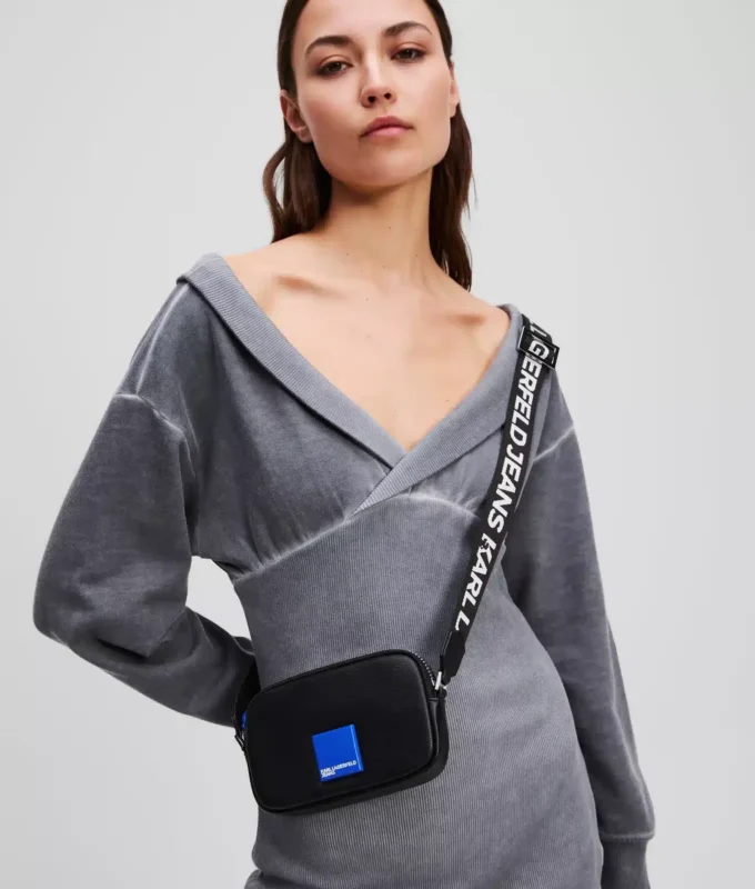 KLJ BOX LOGO MINI CROSSBODY TAS