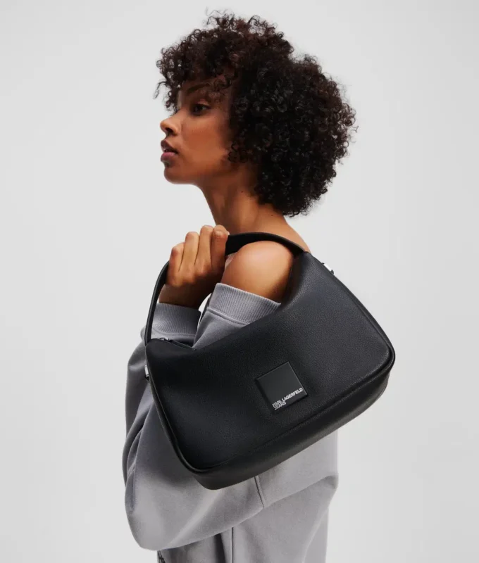 KLJ BOX LOGO SOFT MINI HOBO TAS