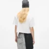 Kort graffiti-T-shirt