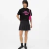 Kort graffiti-T-shirt
