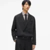 Korte double-breasted blazer