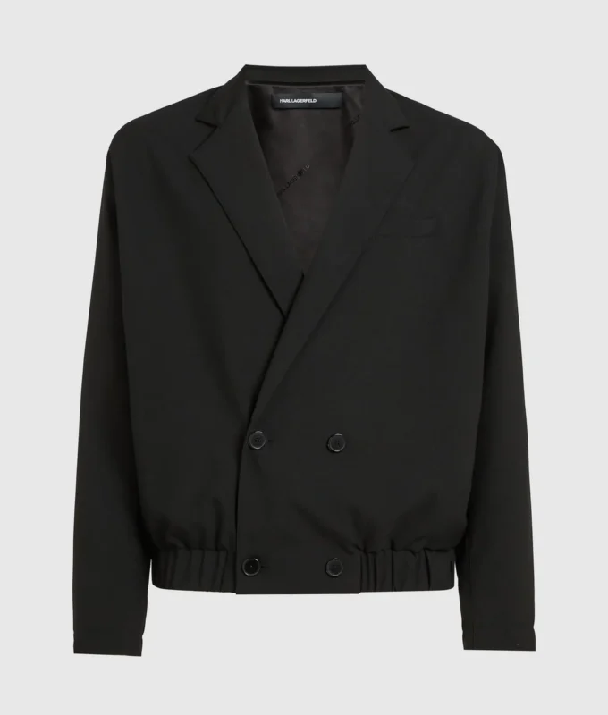 Korte double-breasted blazer