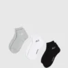 Korte sokken met kenmerkend logo – 3-pack