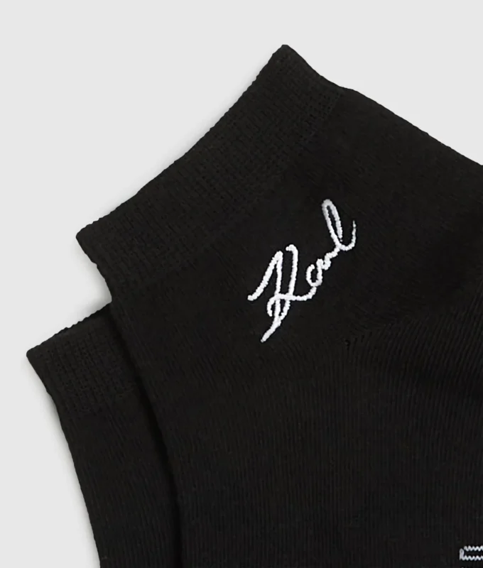 Korte sokken met kenmerkend logo – 5 stuks