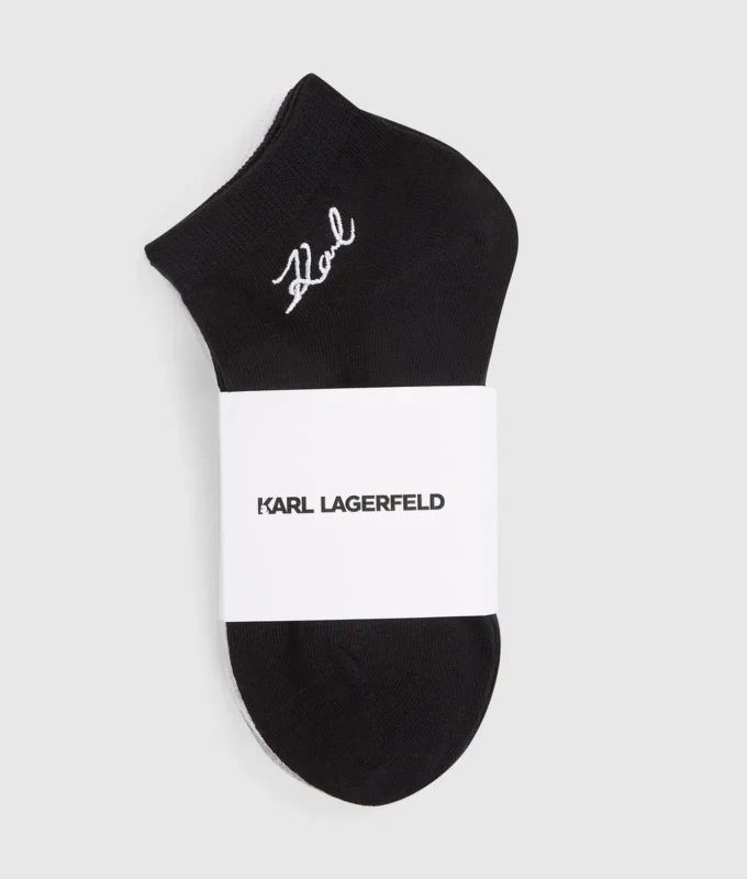 Korte sokken met kenmerkend logo – 5 stuks