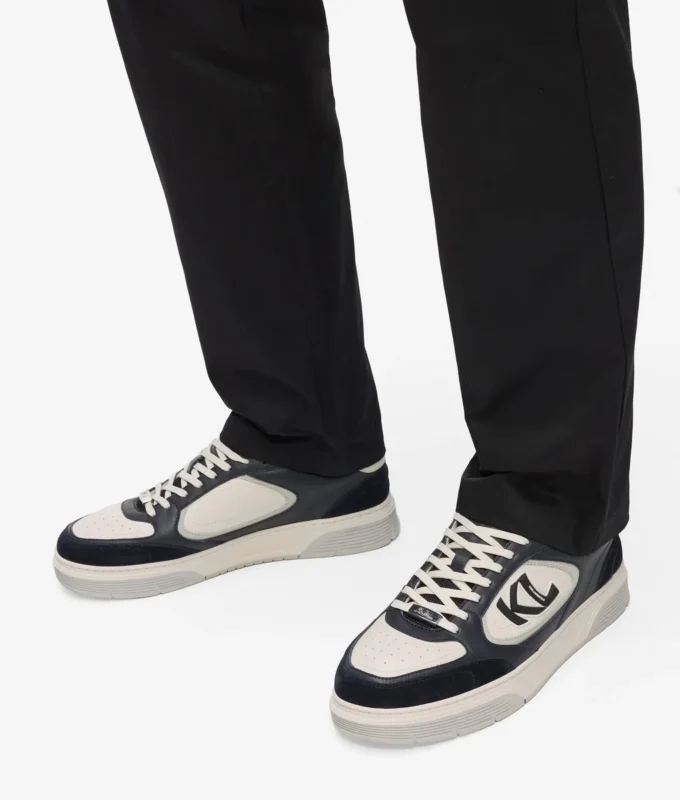 Kourtney sneakers met zijrand