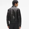 Leren blousonjas