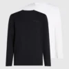 Lounge T-shirt met lange mouwen – 2-pack