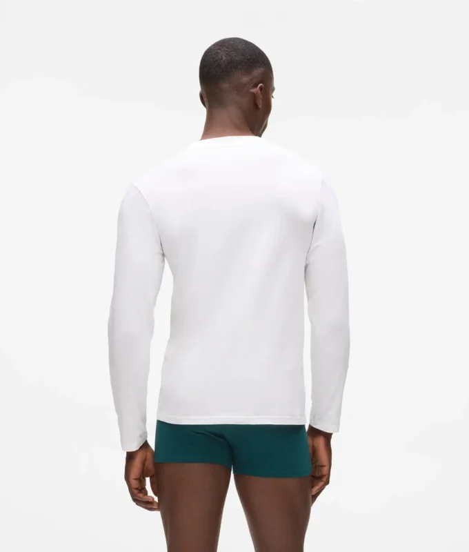 Lounge T-shirt met lange mouwen – 2-pack
