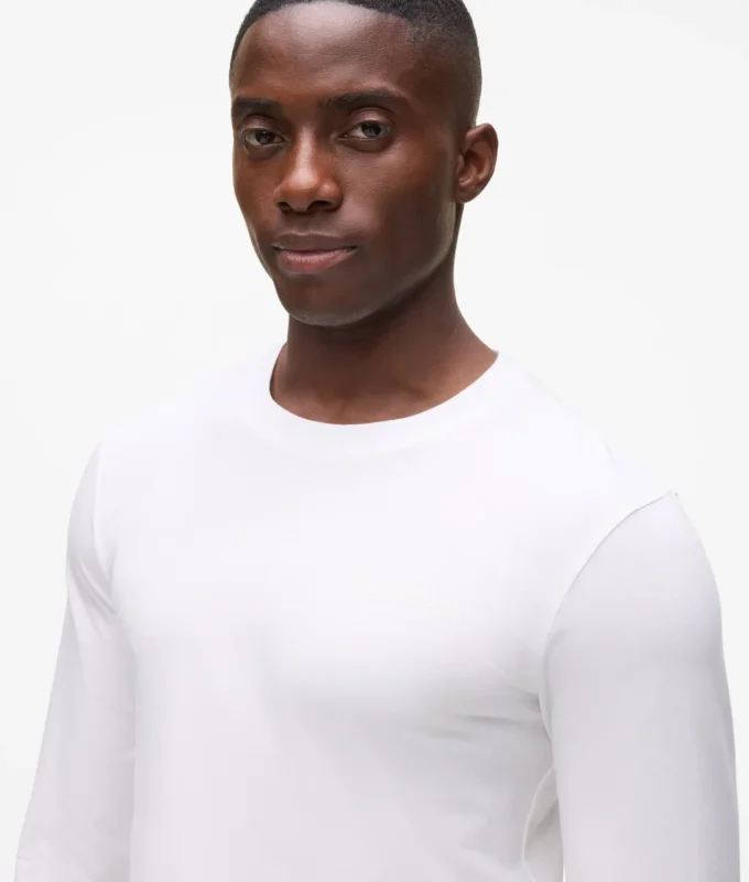 Lounge T-shirt met lange mouwen – 2-pack
