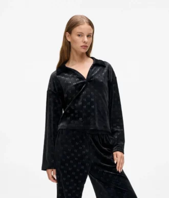Loungepolo met monogram
