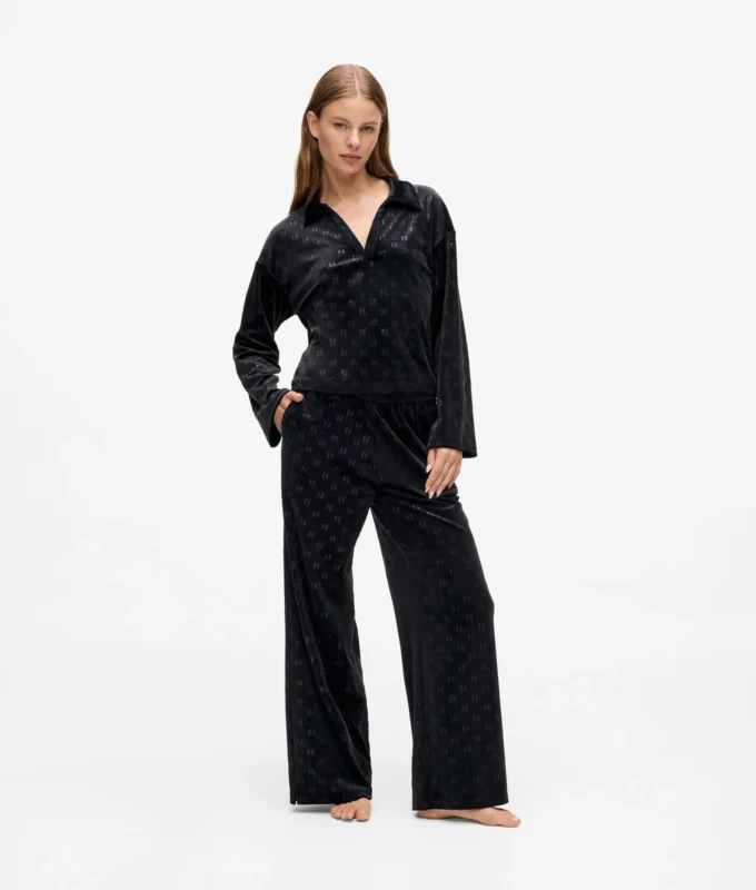 Loungepolo met monogram