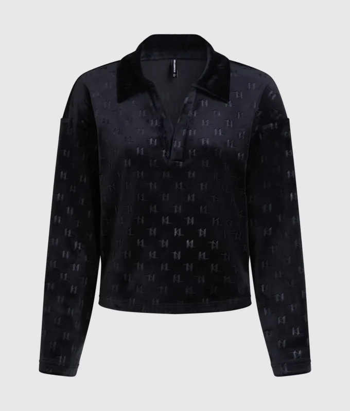 Loungepolo met monogram