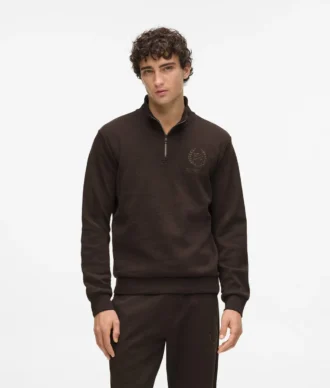 Loungewear-sweatshirt met embleem