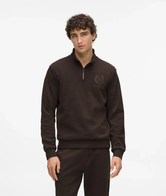 Loungewear-sweatshirt met embleem