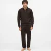 Loungewear-sweatshirt met embleem