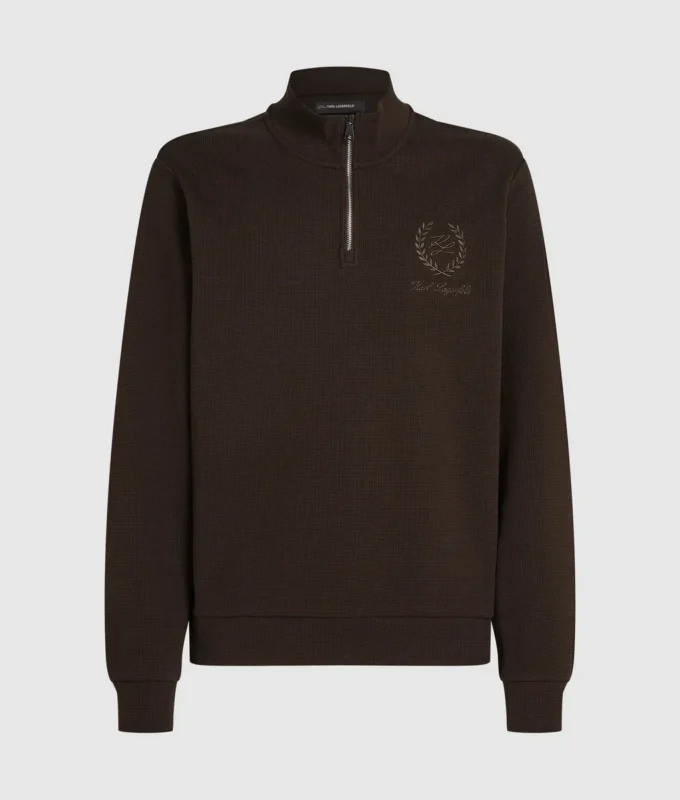 Loungewear-sweatshirt met embleem