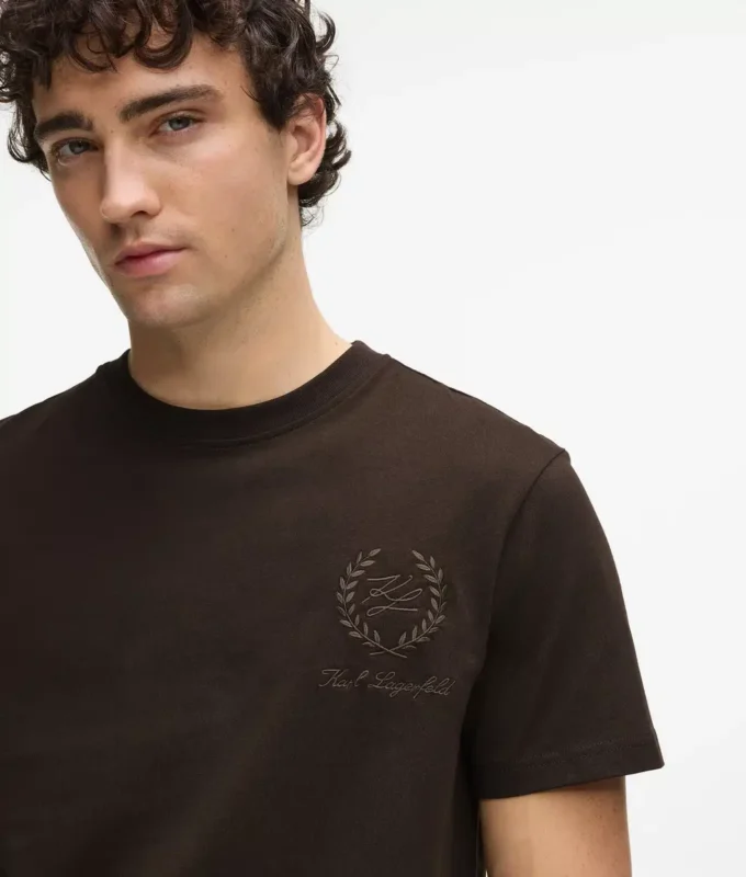 Loungewear T-shirt met embleem