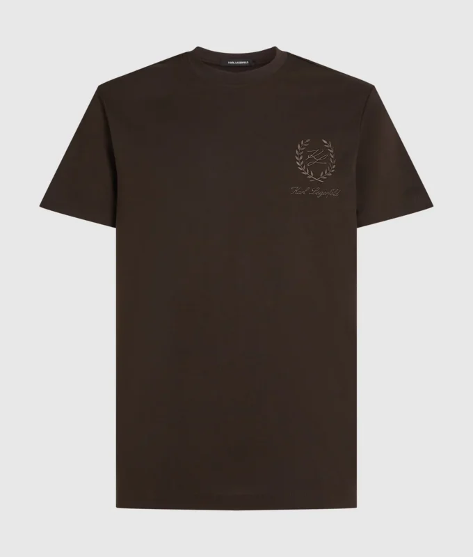 Loungewear T-shirt met embleem