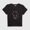 Meisjes T-shirt met pailletten Ikon Choupette