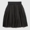 Meisjesrok van mesh met strass
