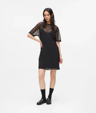Mesh T-shirtjurk