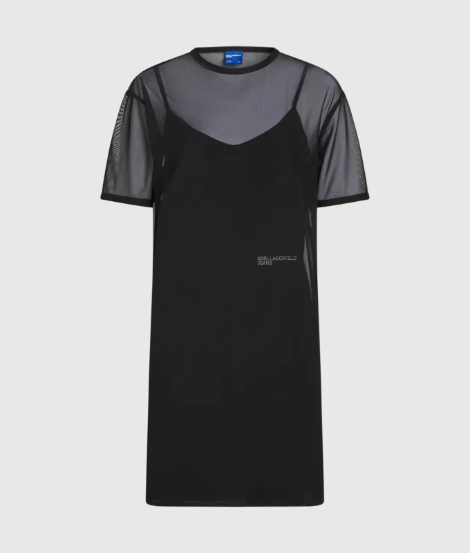 Mesh T-shirtjurk
