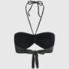 Metallic bandeau bikinitop