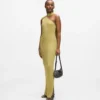 Metallic gebreide jurk