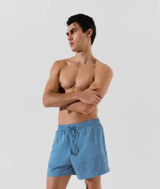 METALLIC LOGO KORTE BOARDSHORTS