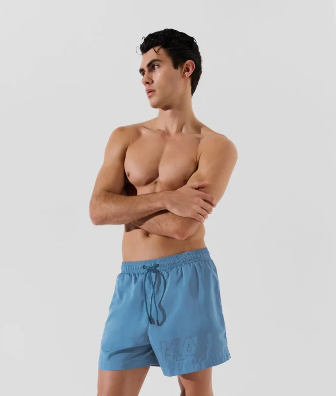 METALLIC LOGO KORTE BOARDSHORTS
