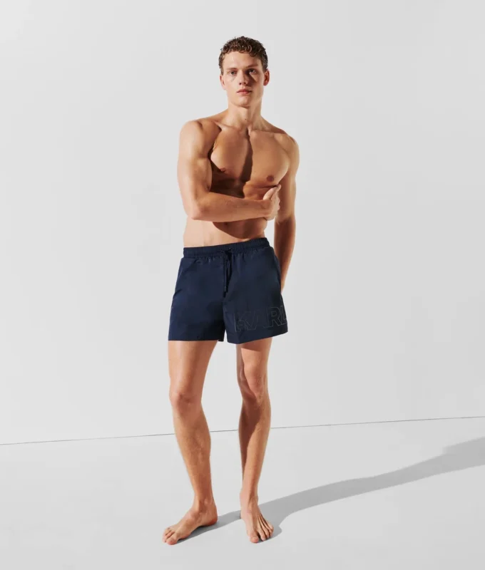 METALLIC LOGO KORTE BOARDSHORTS