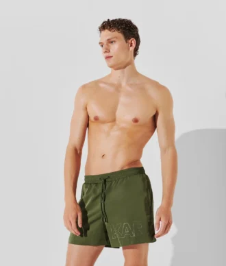 METALLIC LOGO KORTE BOARDSHORTS